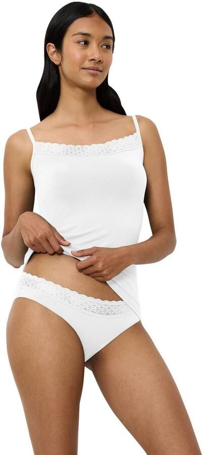 Triumph Top met spaghettibandjes Feel of Modal zijdezacht vierkante hals comfortabel kanten details elastisch - Foto 4