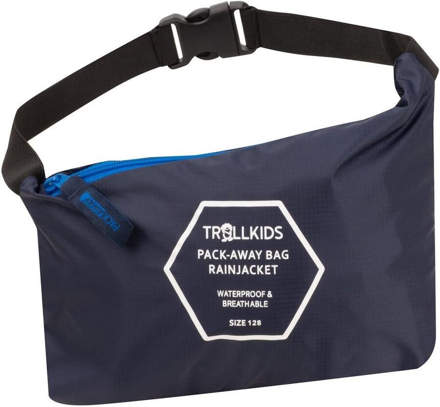 TROLLKIDS Regenjack KIDS TROLLTUNGA JACKET licht & klein opvouwbaar & waterdicht (1 stuk) - Foto 2