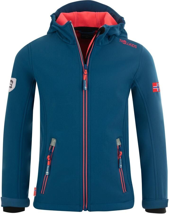 TROLLKIDS Softshell-jack GIRLS TROLLFJORD JACKET (1 stuk) - Foto 2