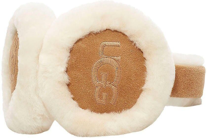 UGG Oorwarmers Geborduurde oorkap van zacht lamsvel - Foto 2