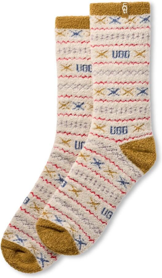 UGG Sokken Leslie Graphic Crew Sock Gebreide sokken met logoversiering (1 paar) - Foto 2