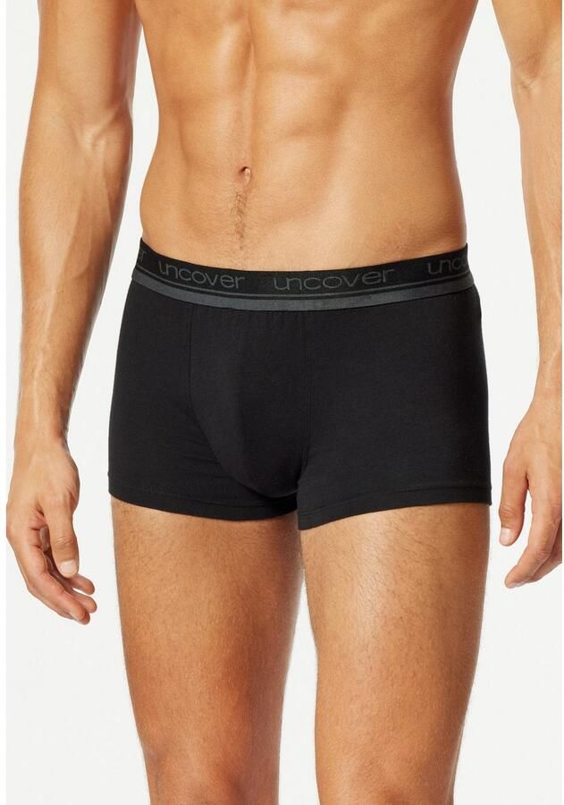 Uncover by SCHIESSER Boxershort UNCOVER Cotton zonder ingreep elastisch single jersey logoband (Set van 5)