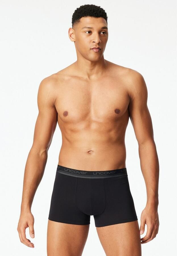 Uncover by SCHIESSER Boxershort UNCOVER Cotton zonder ingreep elastisch single jersey logoband (Set van 5) - Foto 3