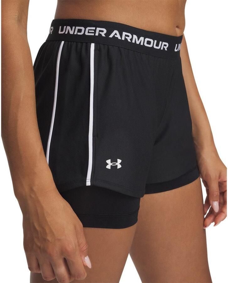 Under Armour Play Up 2-In-1 Shorts Black- Dames Black - Foto 4