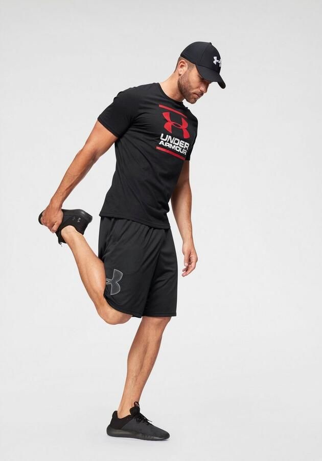 Under Armour tech graphic hardloopshort zwart heren - Foto 4