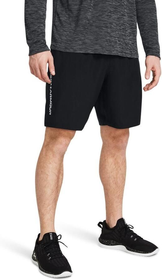 Under Armour Woven Wordmark Shorts Men Sportshorts zwart Maat XL Kleding - Foto 8