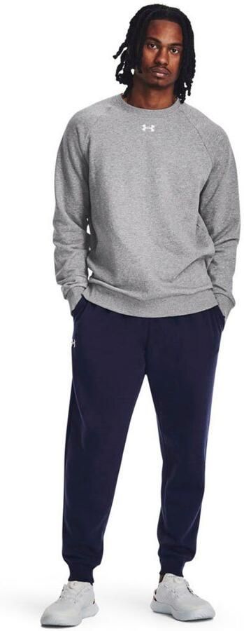 Under Armour Grijze Sweater met Rival Fleece Crew Gray Heren - Foto 3