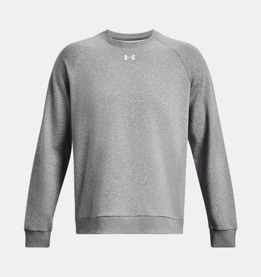 Under Armour Grijze Sweater met Rival Fleece Crew Gray Heren