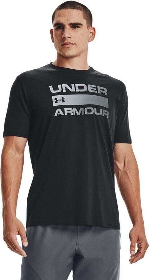 Under Armour T-shirt Korte Mouw T-shirt met teamuitgave en woordmerk - Foto 4