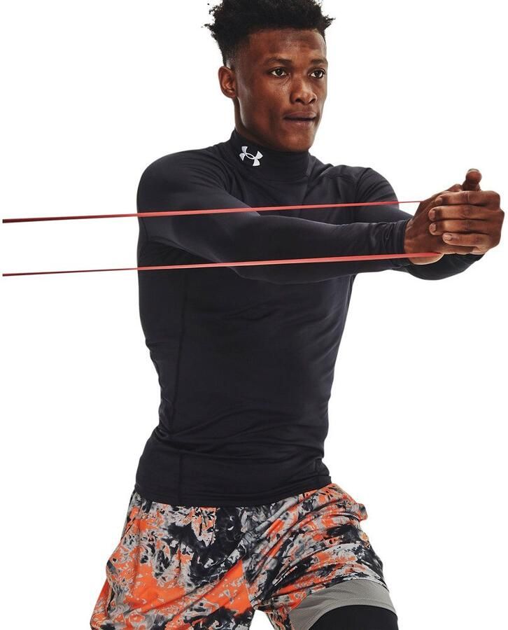 Under Armour Shirt met lange mouwen opstaande kraag en logostitching - Foto 2