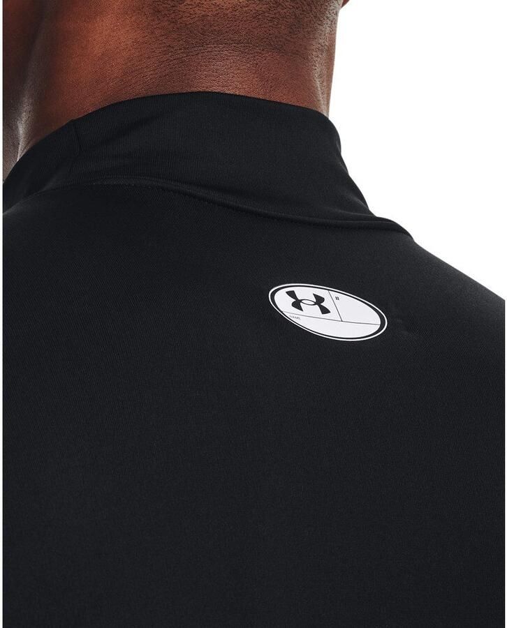 Under Armour Shirt met lange mouwen opstaande kraag en logostitching - Foto 3