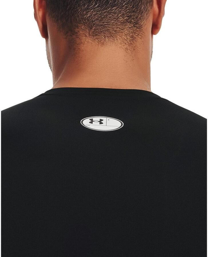Under Armour Men's HeatGear Armour Compression Long Sleeve Tee Zwart- Heren Zwart - Foto 3