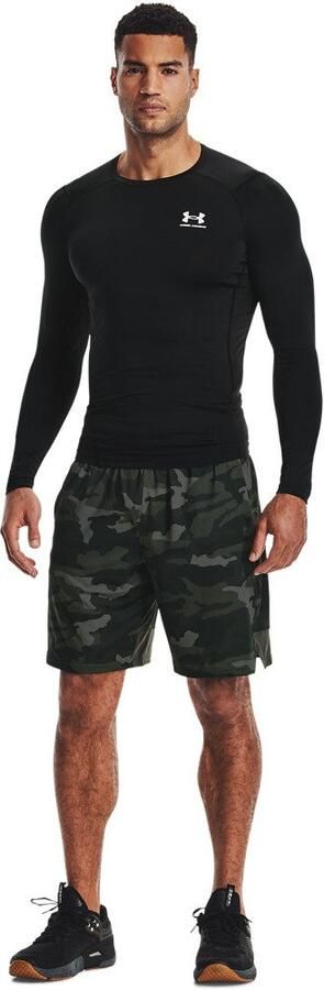Under Armour Men's HeatGear Armour Compression Long Sleeve Tee Zwart- Heren Zwart - Foto 11
