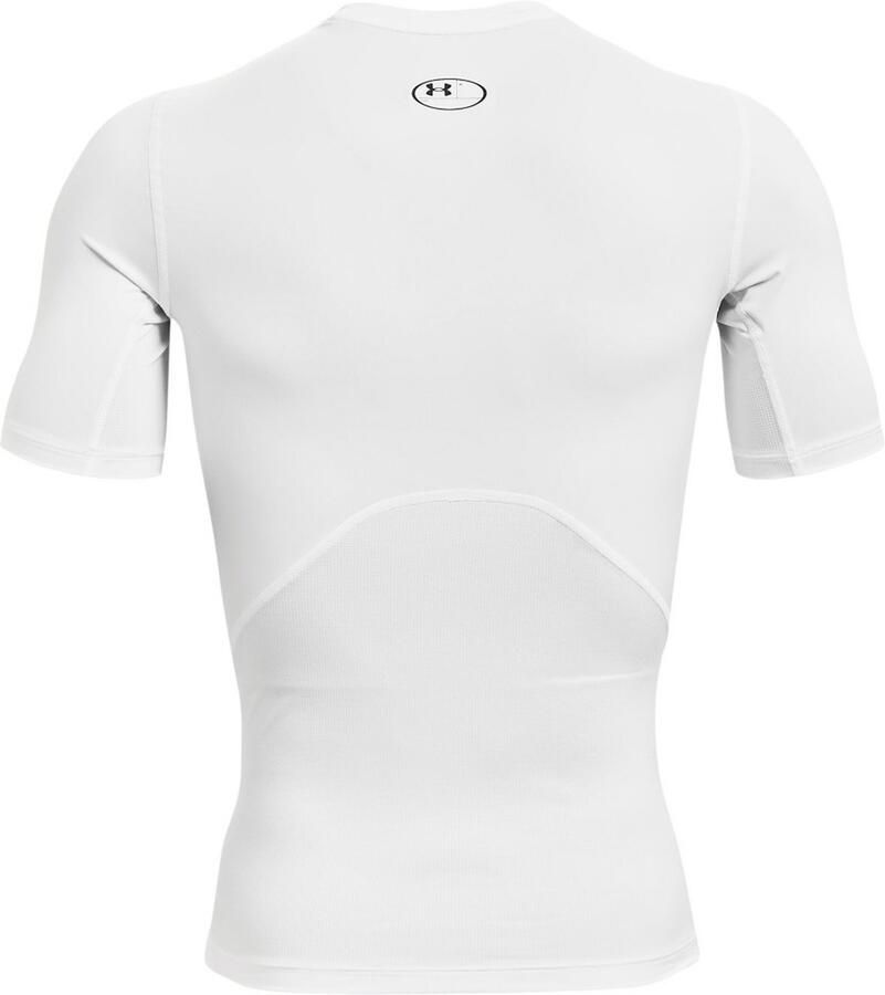 Under Armour HeatGear Short Sleeve Compression T-Shirt Wit- Heren Wit - Foto 2