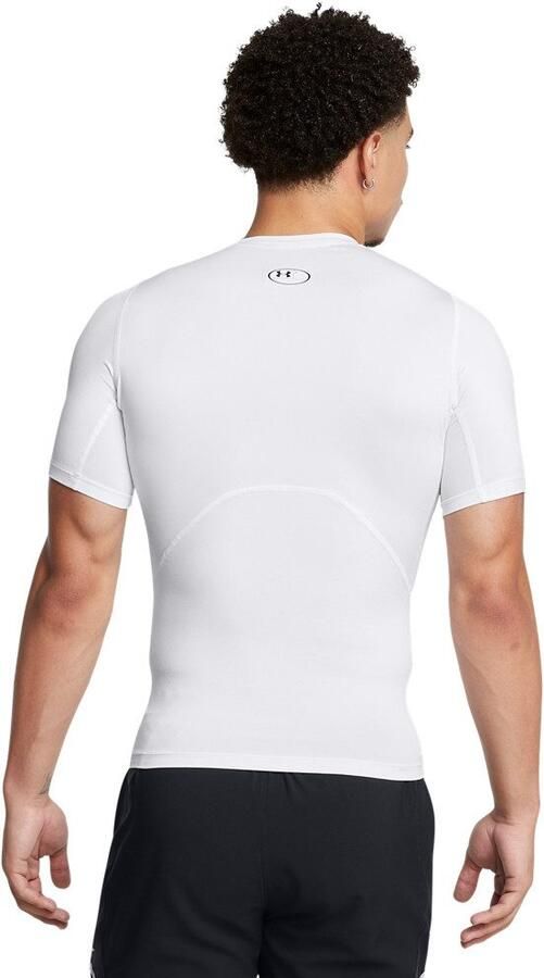 Under Armour HeatGear Short Sleeve Compression T-Shirt Wit- Heren Wit - Foto 6