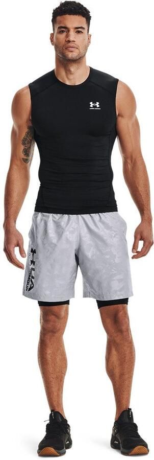 Under Armour Men's HeatGear Armour Compression Long Sleeve Tee Black- Heren Black - Foto 5