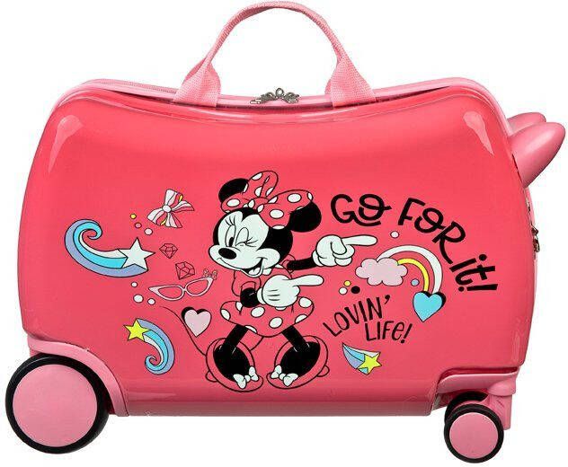 UNDERCOVER Kinderkoffer Ride-on Trolley Minnie Mouse