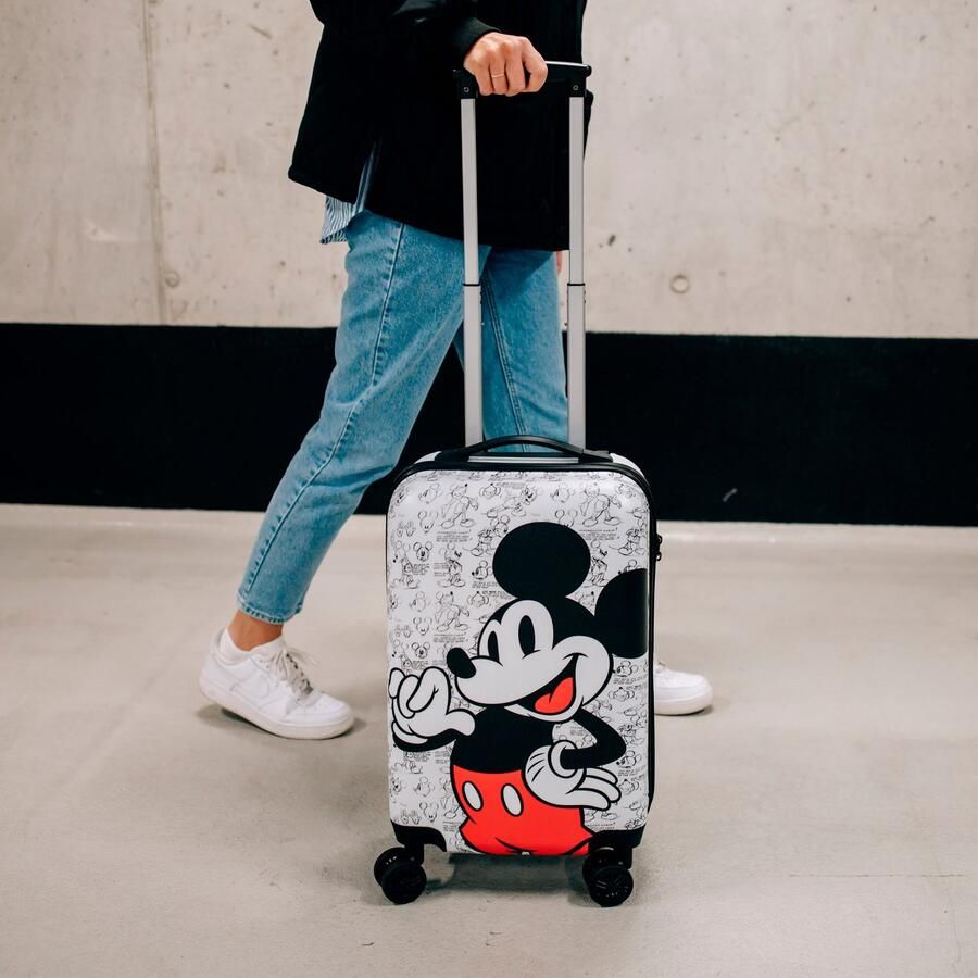 UNDERCOVER Kinderkoffer Mickey Mouse 59 cm met tsa-cijfercombinatieslot