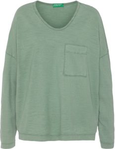 United Colors of Benetton Sweater L S met opgestikte borstzak