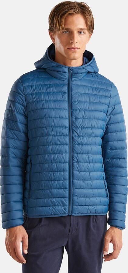 United Colors of Benetton Gewatteerde jas met ritszakken opzij - Foto 3