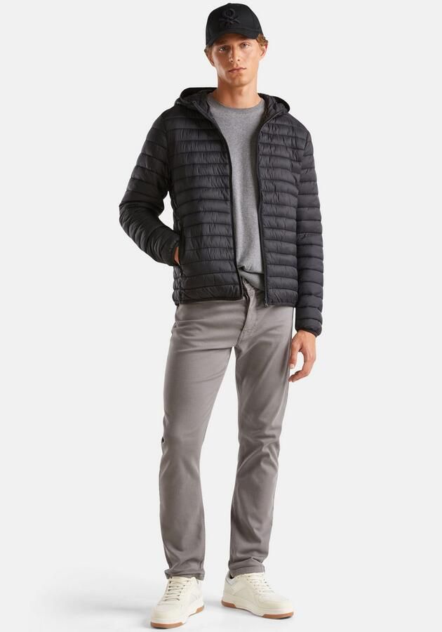 United Colors of Benetton Gewatteerde jas met ritszakken opzij - Foto 2