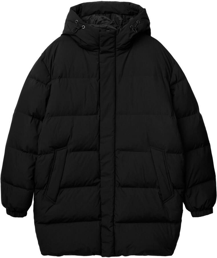 United Colors of Benetton Gewatteerde jas met verstelbare capuchon
