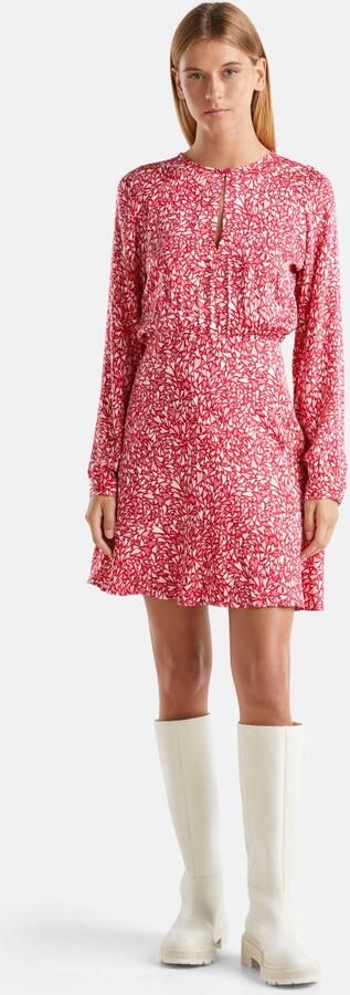 United Colors of Benetton Mini-jurk met hart-alloverprint - Foto 4