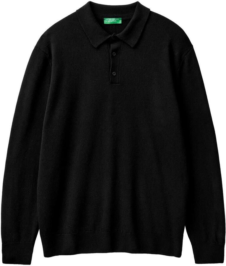 United Colors of Benetton Poloshirt met lange mouwen