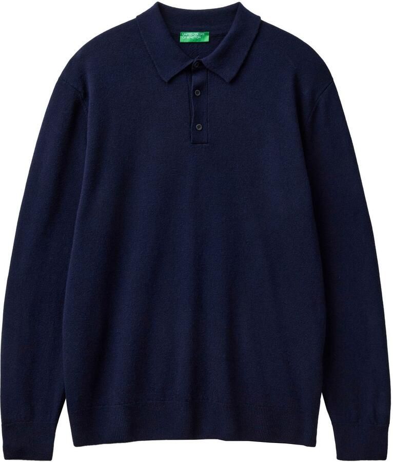 United Colors of Benetton Poloshirt met lange mouwen