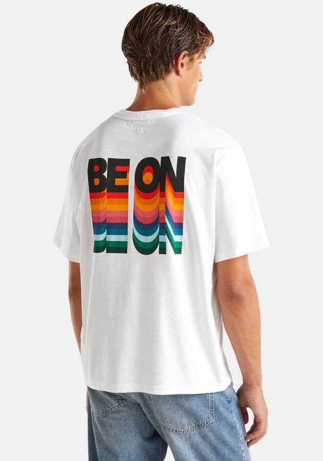 United Colors of Benetton T-shirt met print op de achterkant