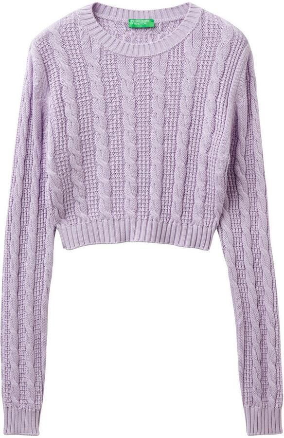 United Colors of Benetton Trui met ronde hals cropped - Foto 3