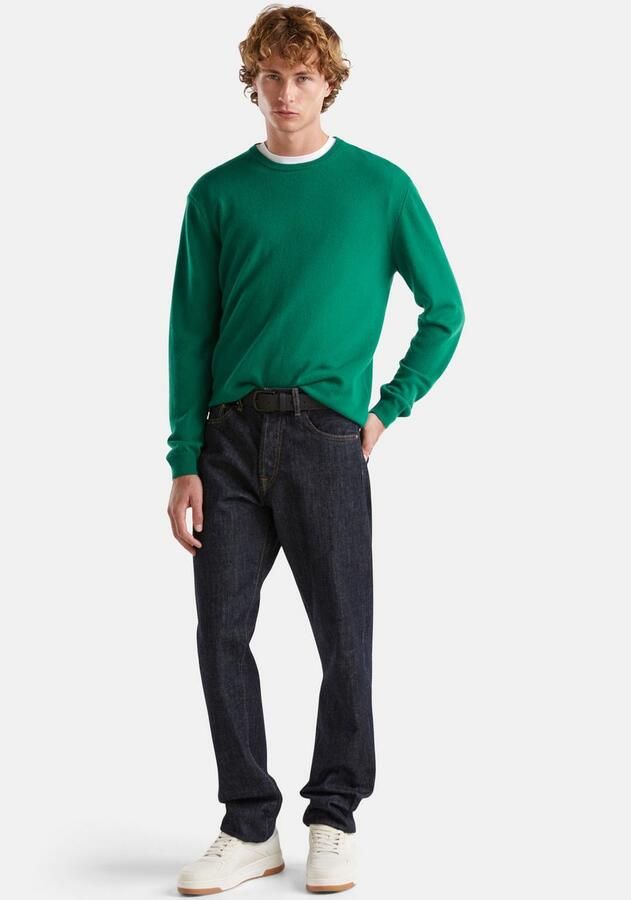 United Colors of Benetton Trui met ronde hals in cleane look - Foto 3