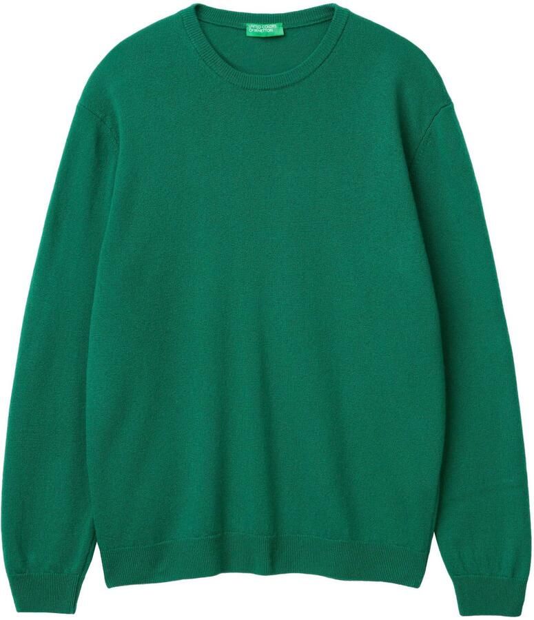 United Colors of Benetton Trui met ronde hals in cleane look