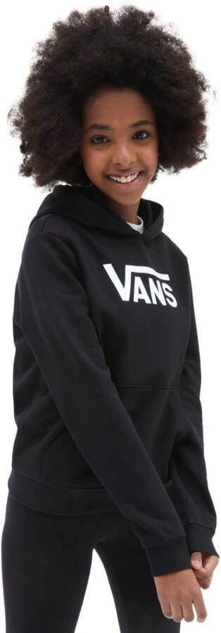Vans hoodie Flying V met logo zwart Sweater Meisjes Katoen Capuchon Logo 176 (XL)