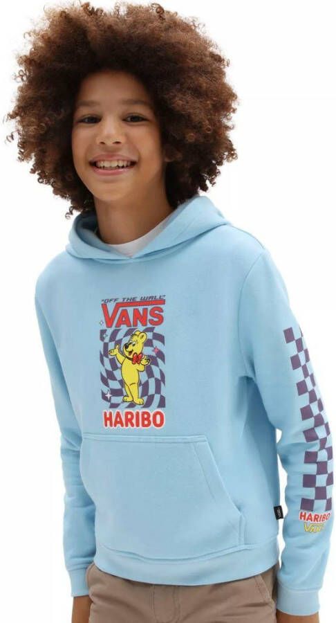 Vans hoodie lichtblauw Trui Katoen Capuchon Printopdruk 152