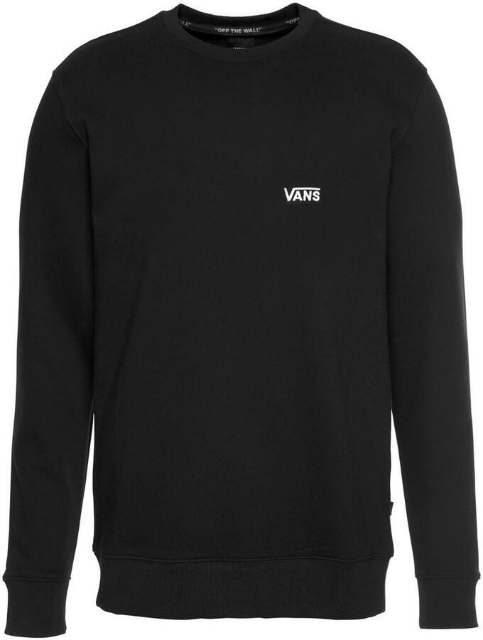 Vans Sweater Sweatshirt met logo op de linkerborst