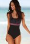 Venice Beach Badpak met trendy logoprint en modellerend effect - Thumbnail 1