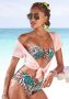 Venice Beach Highwaist-bikinibroekje MAIA met trendy print - Thumbnail 1