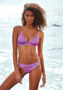 Venice Beach Triangel-bikinitop Fjella in tweekleurige animal-look