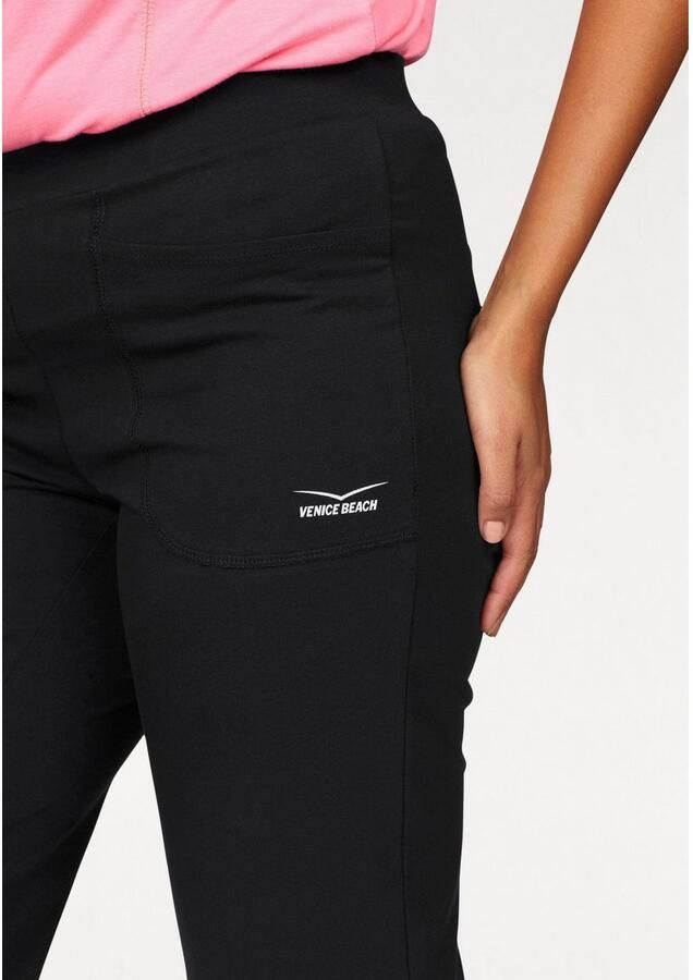 Venice Beach 3 4 broek Elastisch materiaal met zijzakken in 3 4 lengte