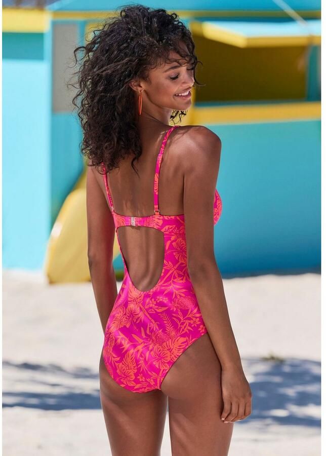 Venice Beach Badpak Kensi met diepe v-halsuitsnede en kleine opening vooraan - Foto 6