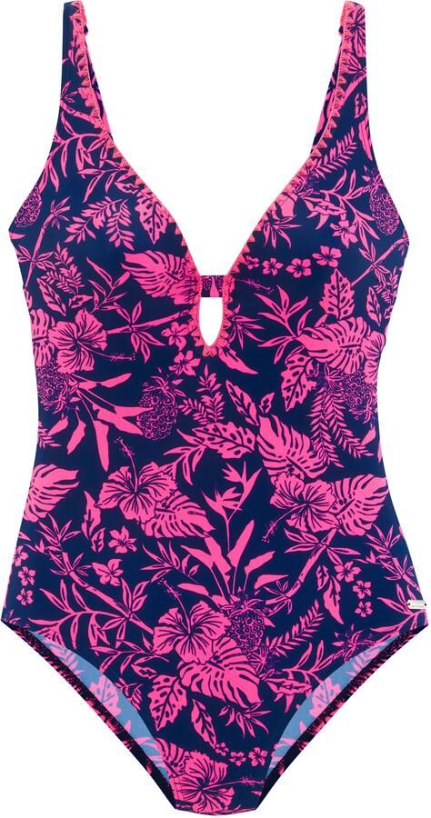 Venice Beach Badpak Kensi met diepe v-halsuitsnede en kleine opening vooraan - Foto 5