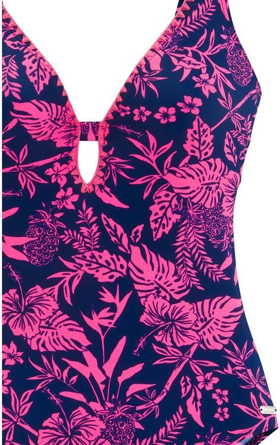 Venice Beach Badpak Kensi met diepe v-halsuitsnede en kleine opening vooraan - Foto 4