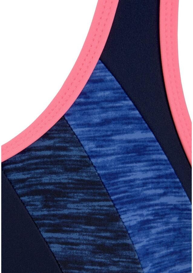 Venice Beach Badpak met inzetten in gemêleerde look