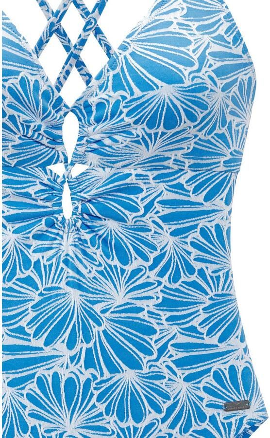 Venice Beach Badpak Peony van modieuze structuurstof - Foto 4