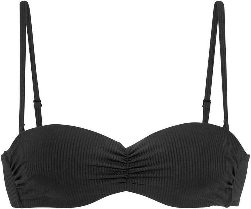 Venice Beach Bandeau-bikinitop Lucky van geribbelde structuurstof - Foto 2