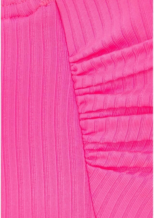Venice Beach Bandeau-bikinitop Lucky van geribbelde structuurstof - Foto 4