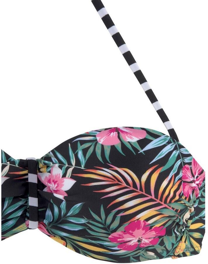 Venice Beach Bandeau-bikinitop Summer met aangerimpeld midden - Foto 2