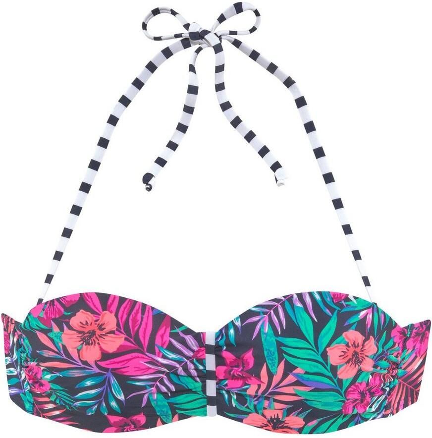Venice Beach Bandeau-bikinitop Summer met aangerimpeld midden - Foto 2