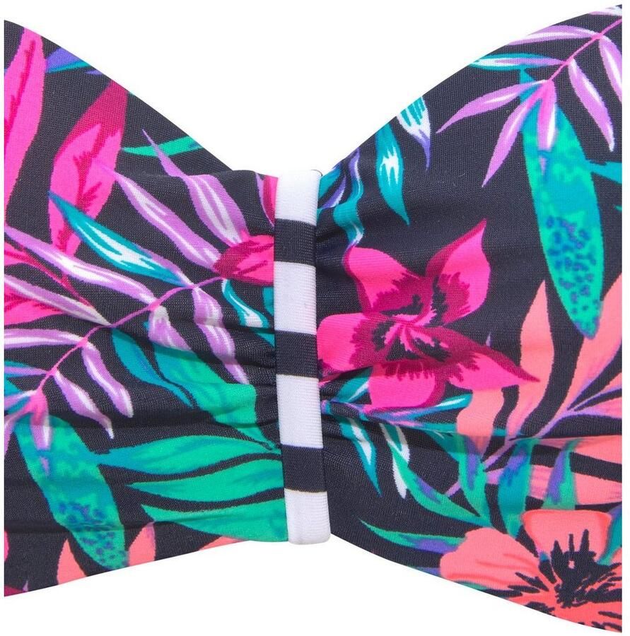 Venice Beach Bandeau-bikinitop Summer met aangerimpeld midden